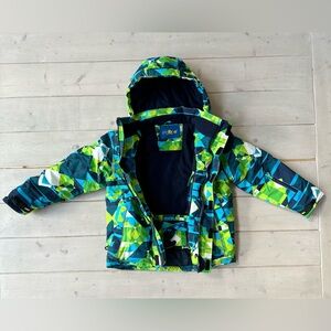 PHIBEE Big Boy's Waterproof Breathable Snowboard Ski Jacket size 8